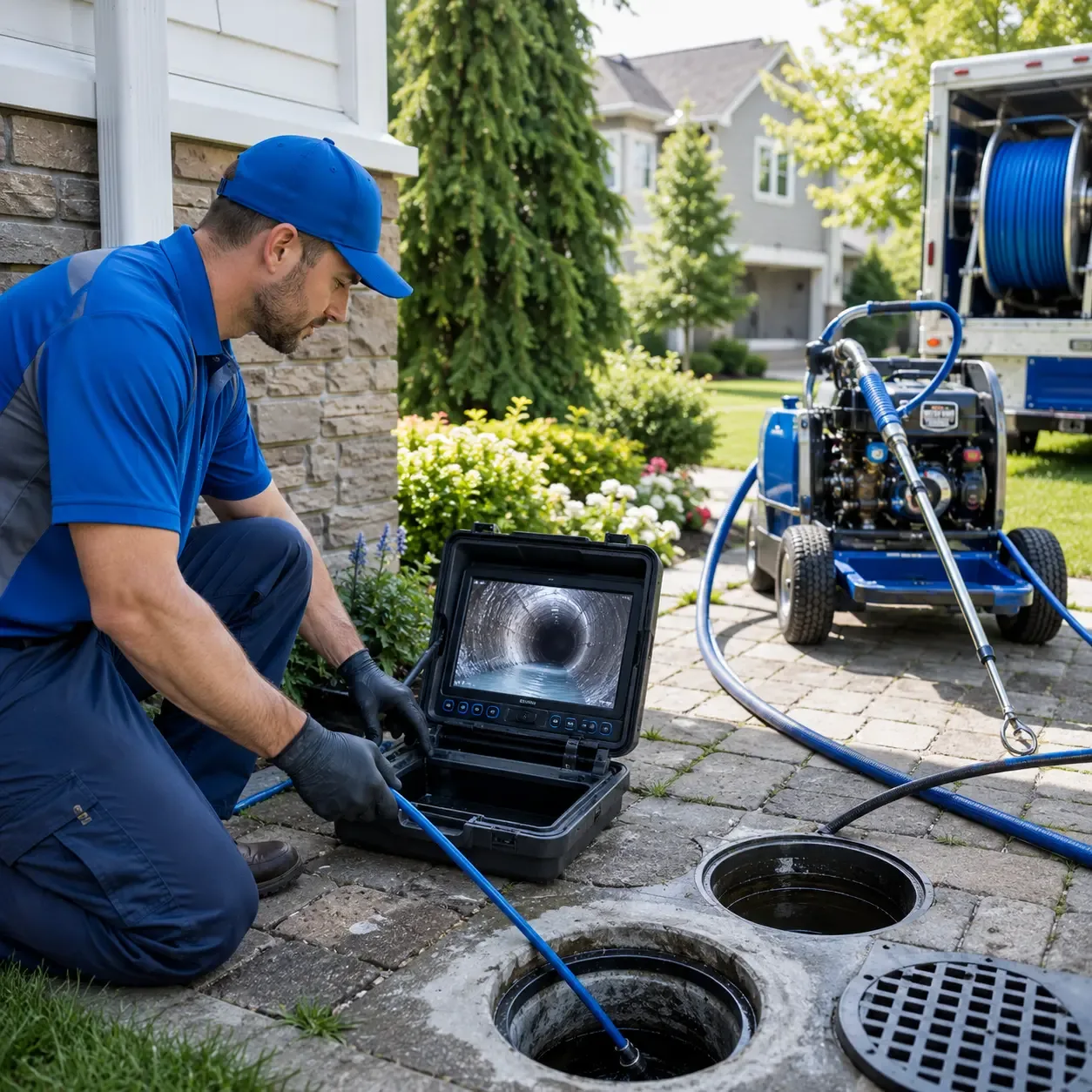Outdoor drain cleaning professionals serving Midlothian, VA